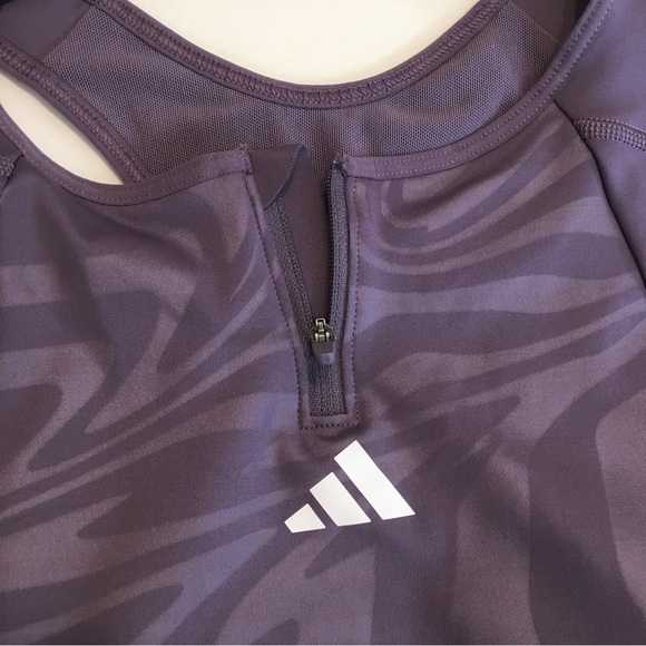 adidas Powerimpact Training Medium Support Techfit Bra, Violet Purple, XXL/F - Picture 6 of 14